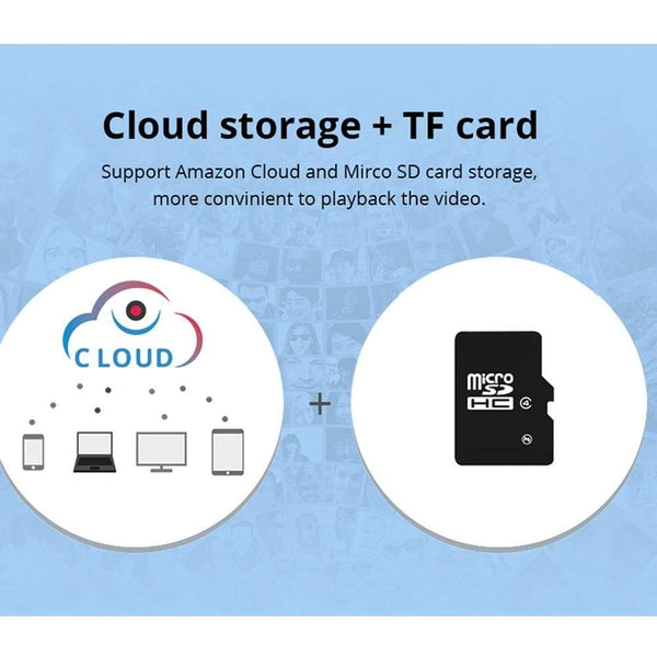 Cloud Wireless IP Auto Tracking AI Camera 2MP 1080P