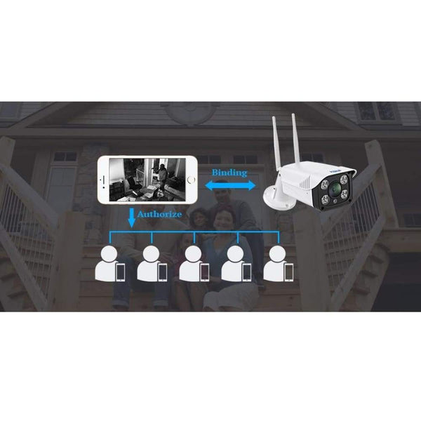Wifi IP Waterproof Outdoor Security Camera 1080P 2MP