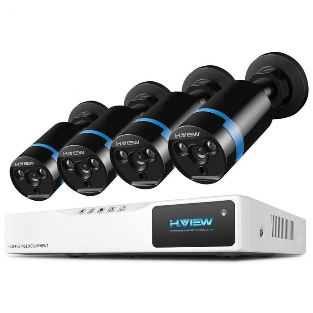 CCTV Surveillance System 2MP 1080P 8CH 4 Camera