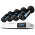 CCTV Surveillance System 2MP 1080P 8CH 4 Camera