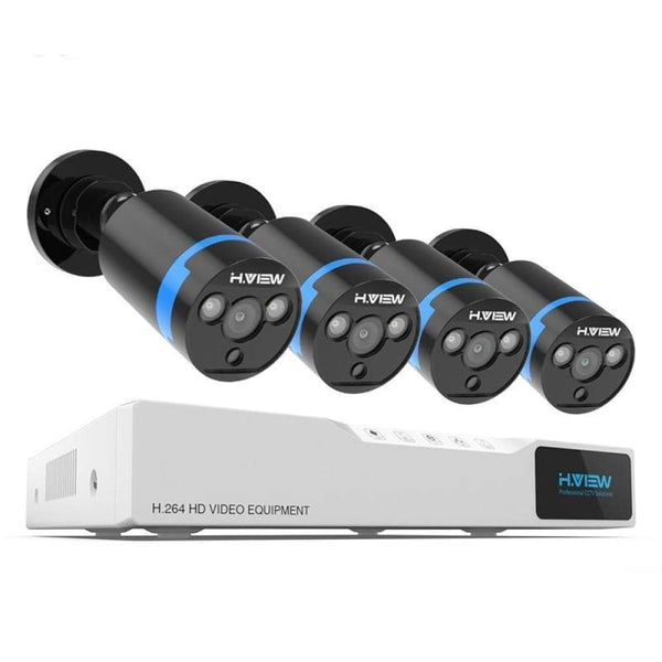 CCTV Surveillance System 2MP 1080P 8CH 4 Camera