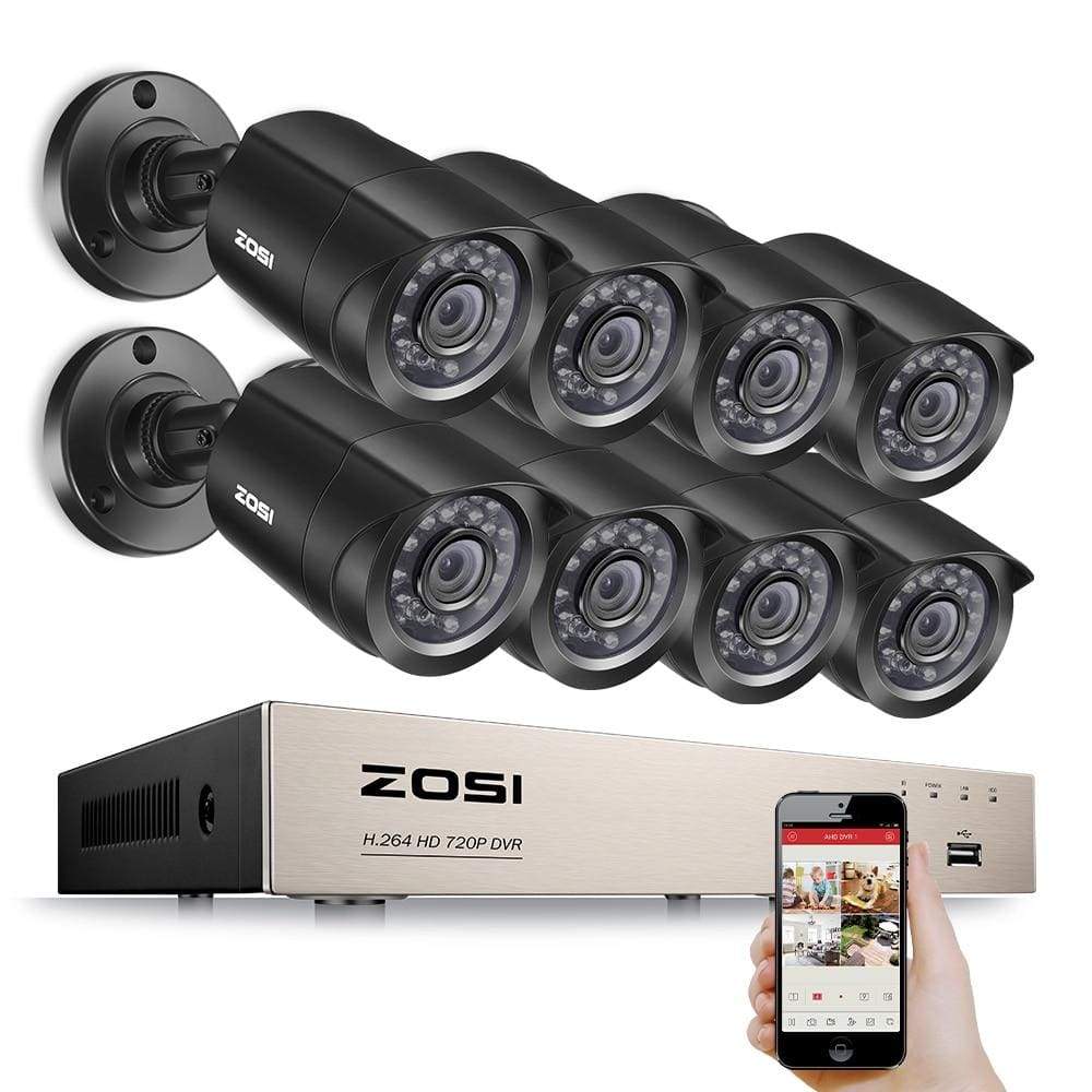 HD Survilliance System 8 Channel 8 Camera Water Proof  1080P