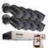 HD Survilliance System 8 Channel 8 Camera Water Proof  1080P