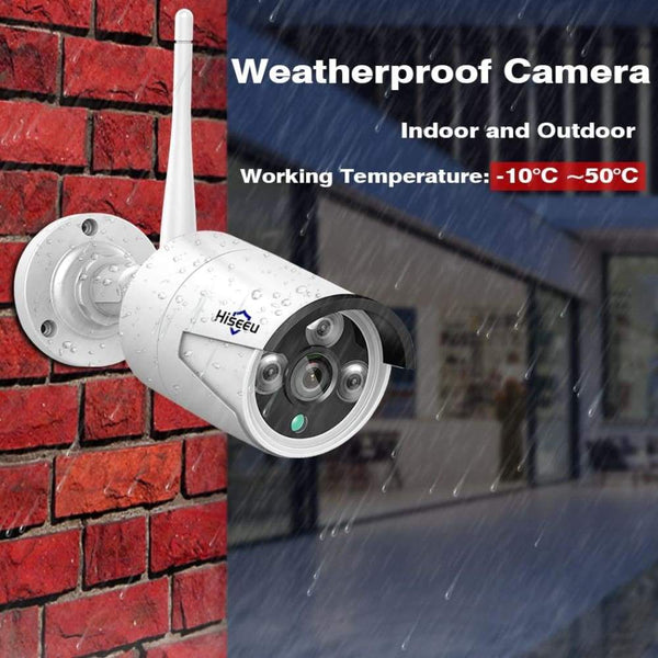 IP Security Camera System 1080P 2MP 8CH 4 Camera