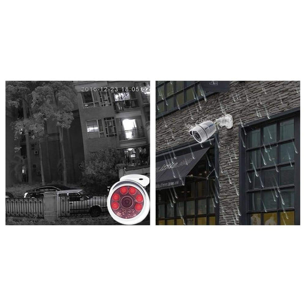 Waterproof Outdoor Security Camea 1080P 2MP 4 CH 4