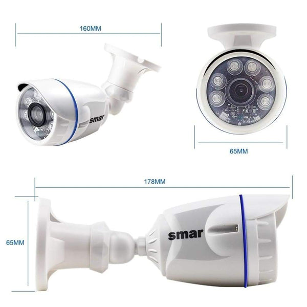 Waterproof Outdoor Security Camea 1080P 2MP 4 CH 4
