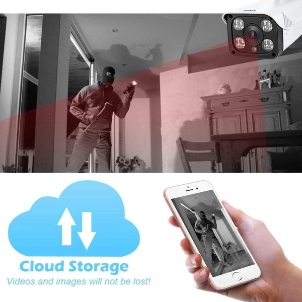 Wifi IP Waterproof Outdoor Security Camera 1080P 2MP
