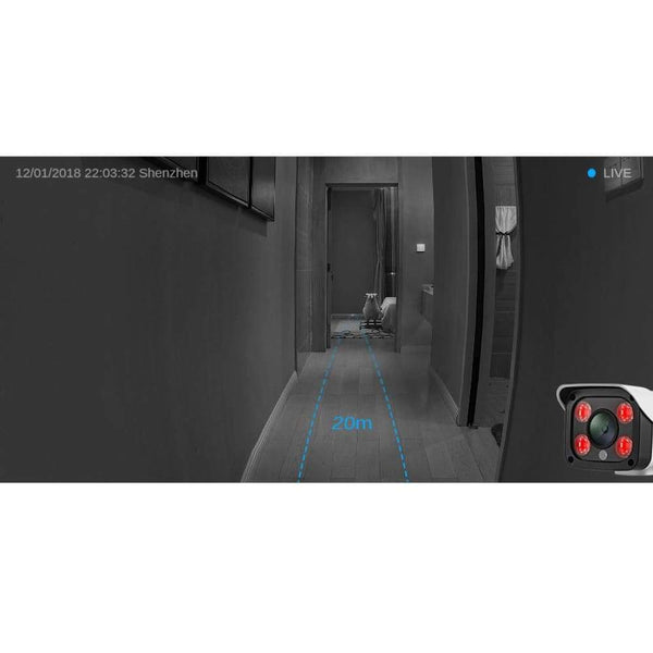 Wifi IP Waterproof Outdoor Security Camera 1080P 2MP